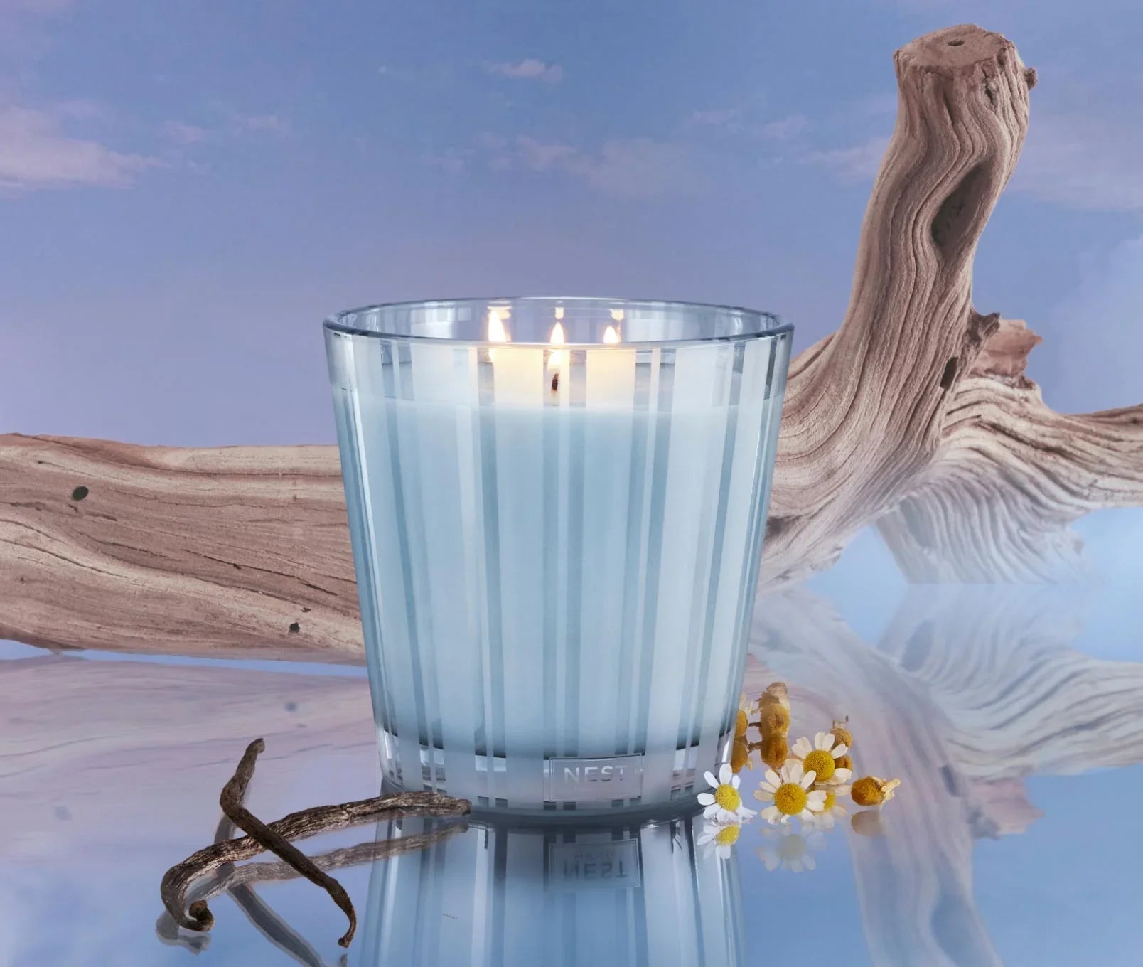 Driftwood & Chamomile 3-Wick Candle