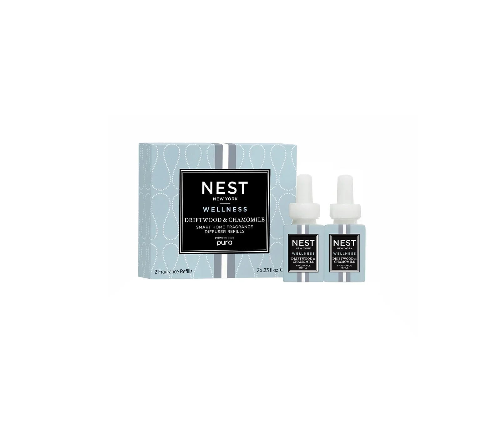 Driftwood & Chamomile Refill Duo for NEST x Pura Smart Home Fragrance Diffuser - Smart Vials