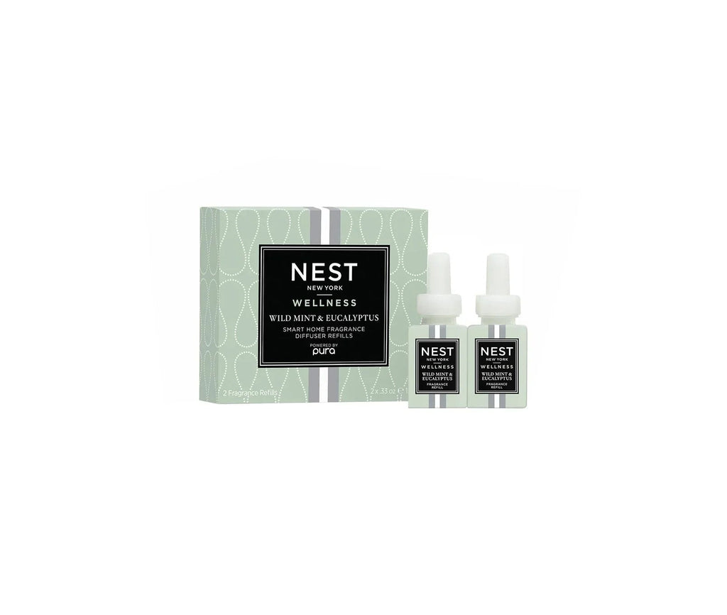 Wild Mint & Eucalyptus Refill Duo for NEST x Pura Smart Home Fragrance Diffuser - Smart Vials
